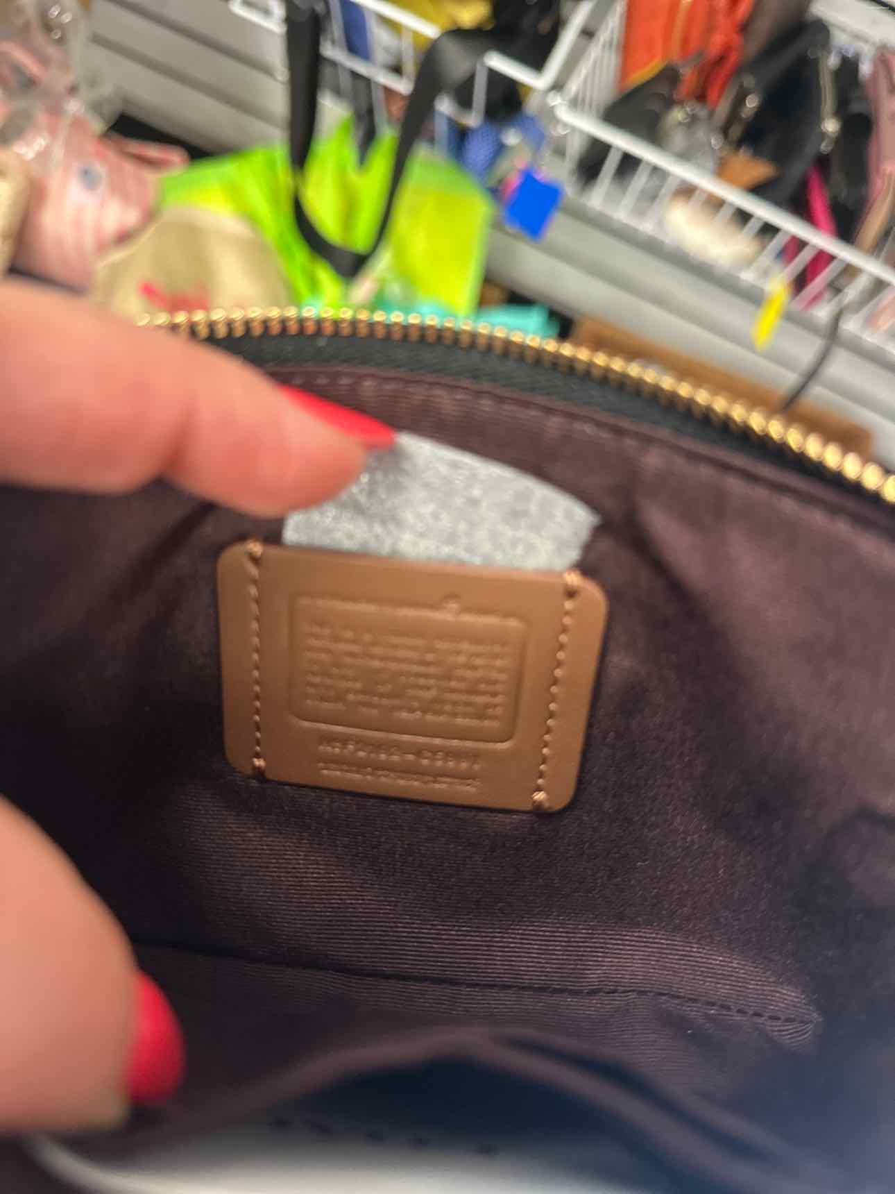 Coach Size Small Black Wallet