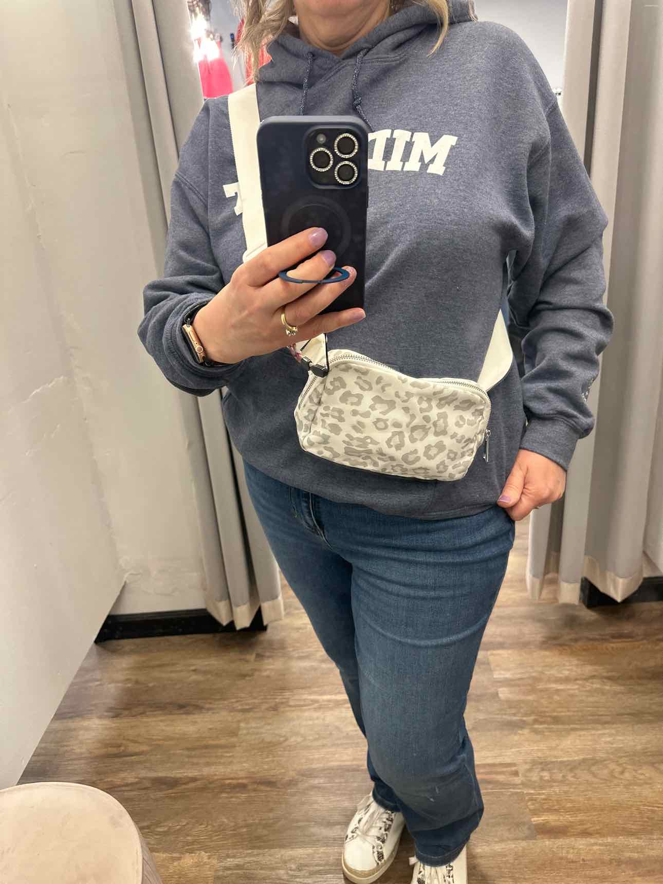 Unbranded Size Small White/Gray Handbags