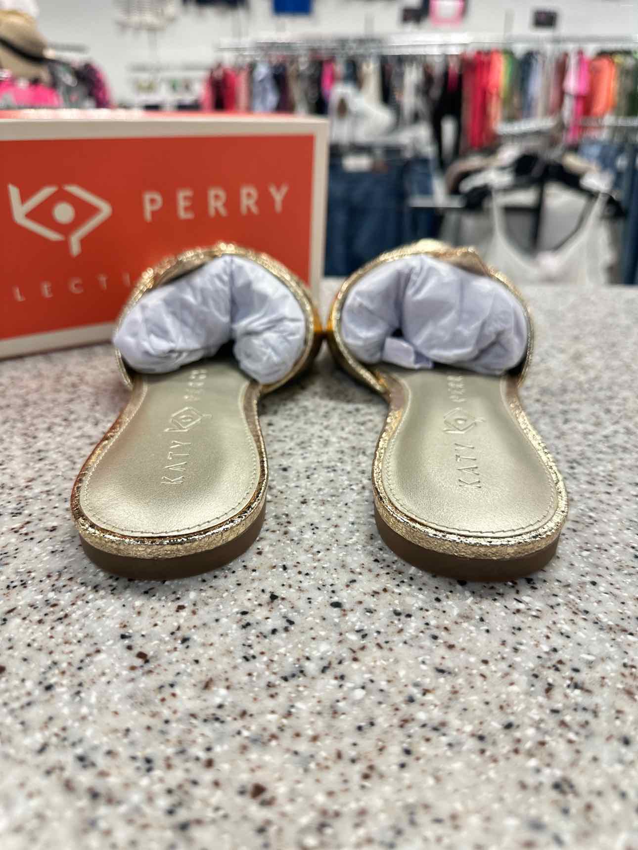 Katy Perry Size 8.5 GOLD sandal
