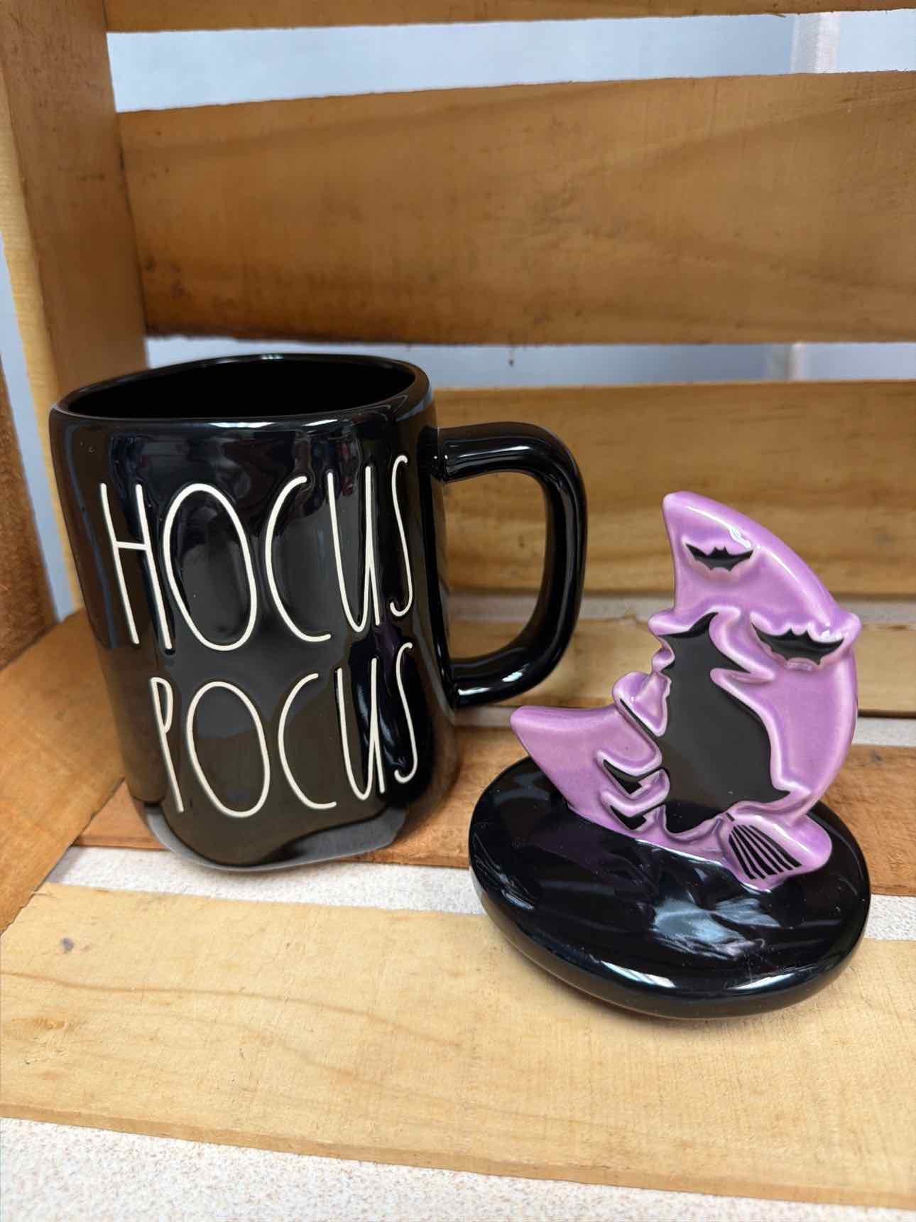Rae Dunn NEW 'Hocus Pocus' mug with Lid household