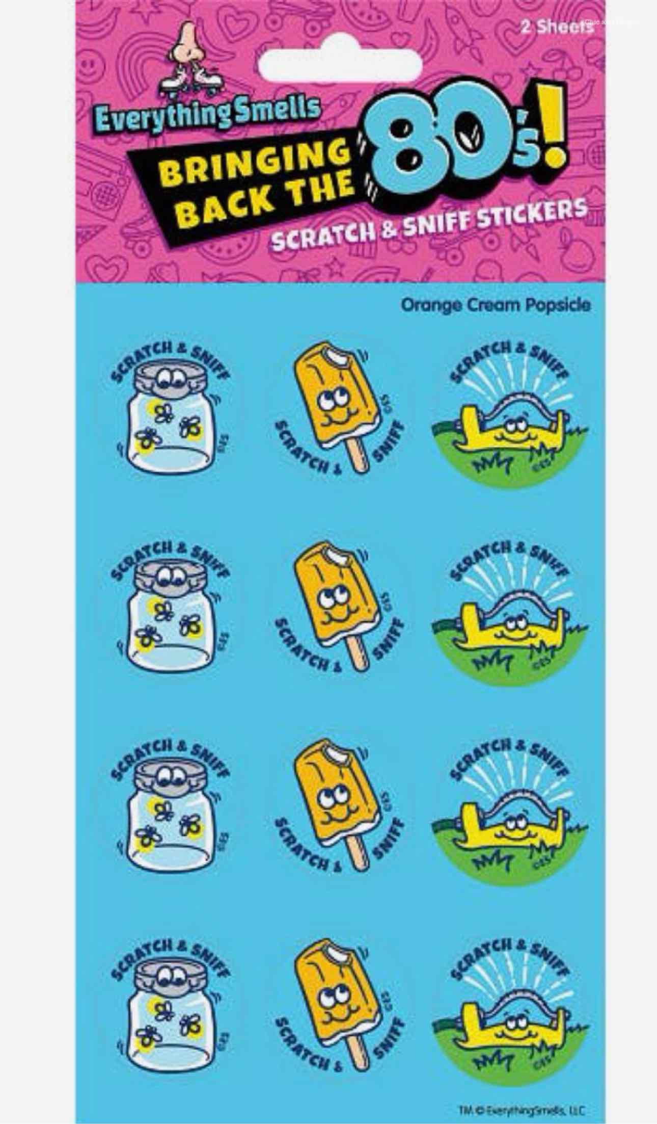 Scratch & Sniff Stickers 2-Pack Stationary