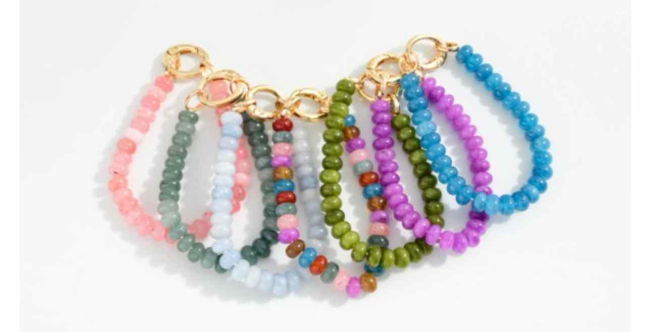 Candy Bead Beaded Stretch Bracelet