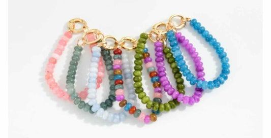 Candy Bead Beaded Stretch Bracelet