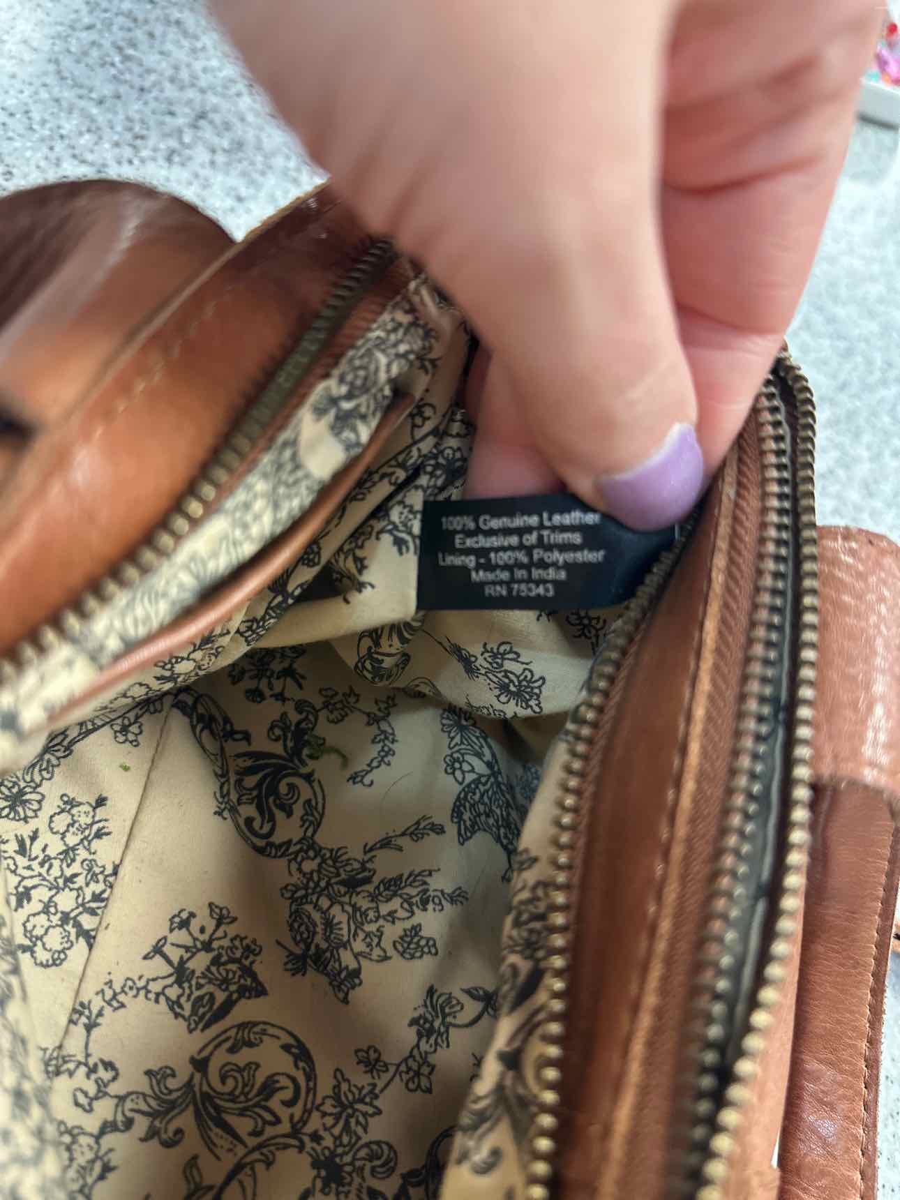 Unbranded Size Medium Brown Handbags