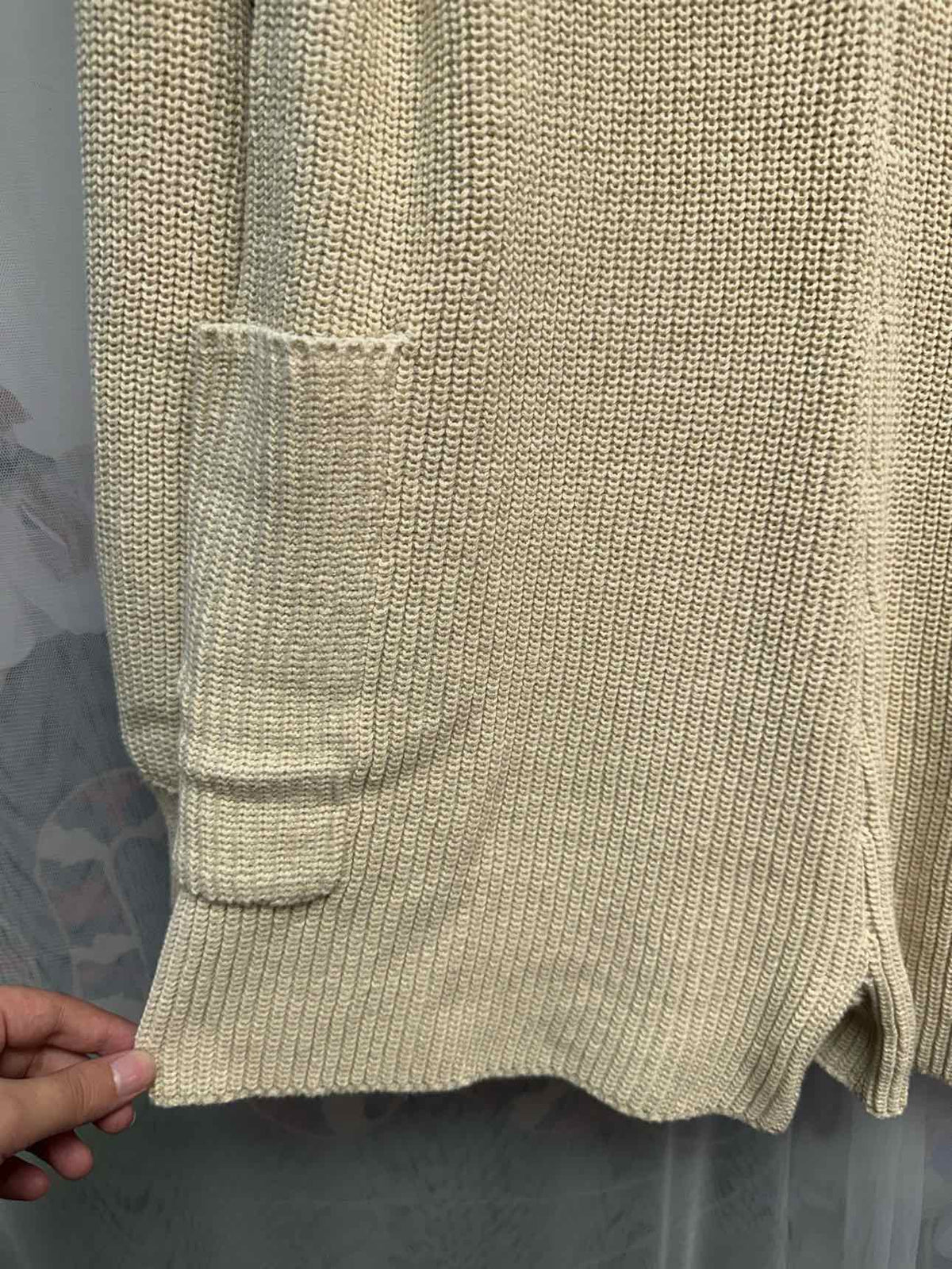 Blue Blush NEW NWT Ailyn Sweater Long Sleeve Size Medium Tan Romper