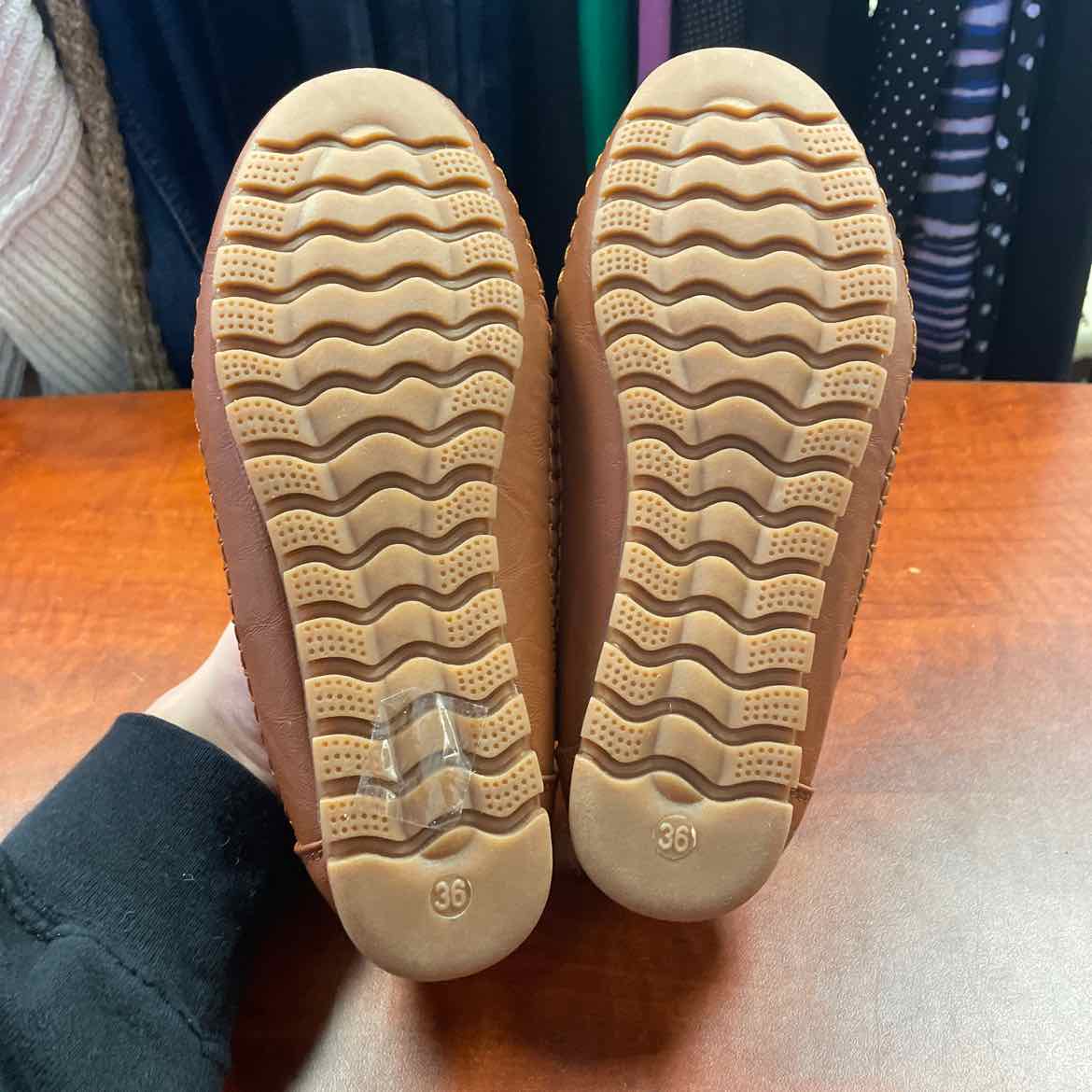 Unbranded Women's Leather Slip-On Orthopedic Loafers Size 36