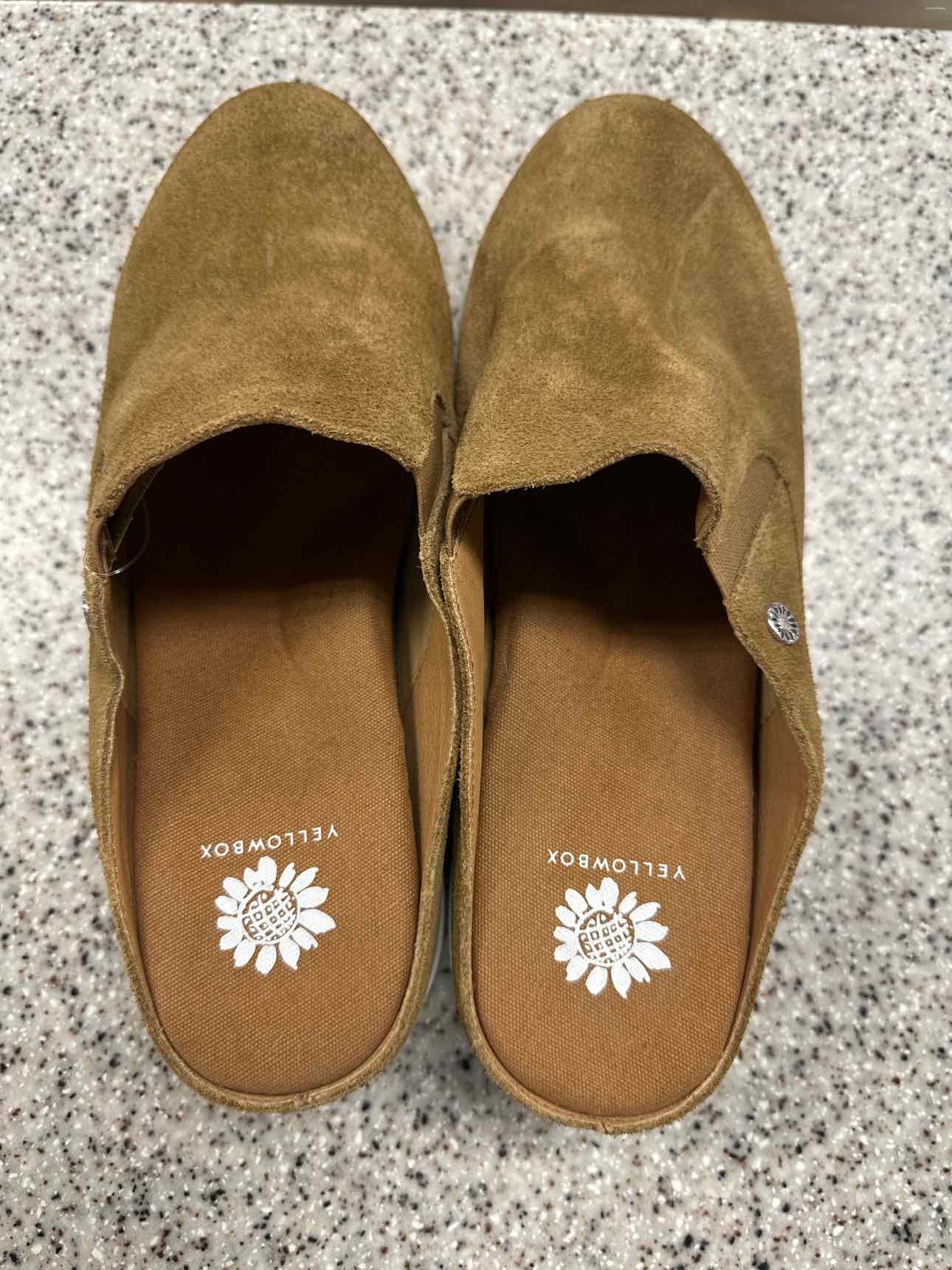 Yellow Box Size 9 Brown Shoes