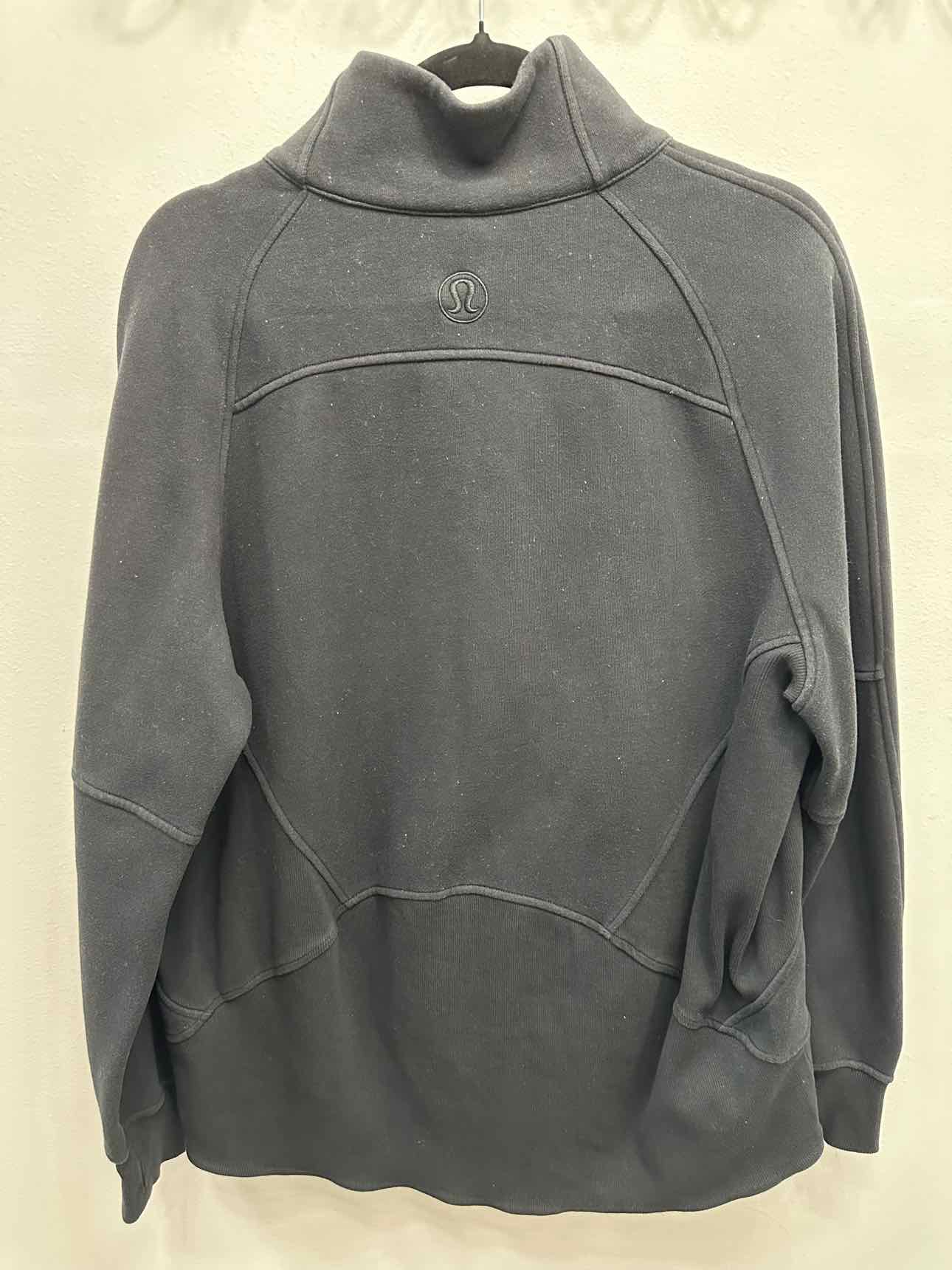 Lululemon Scuba Oversized Half Zip Mock Neck Size M/L Black Sweatshirt