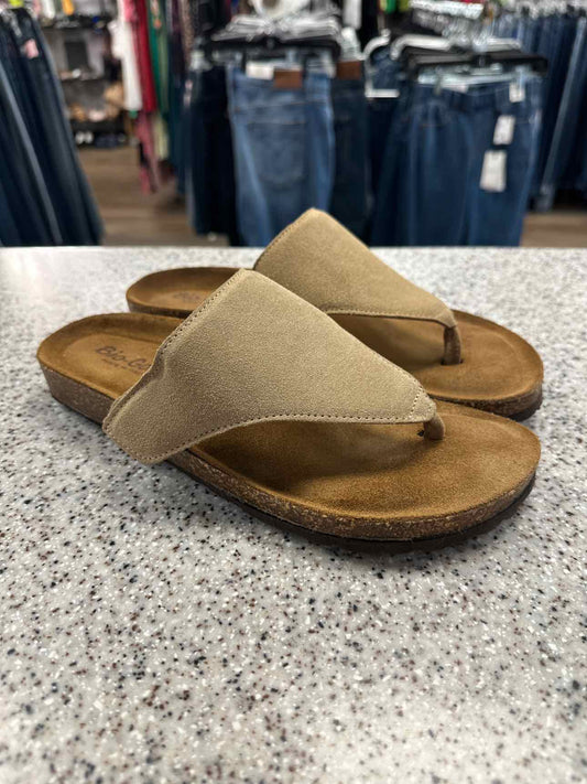 Bio-Gold Size 7 1/2 Tan sandal
