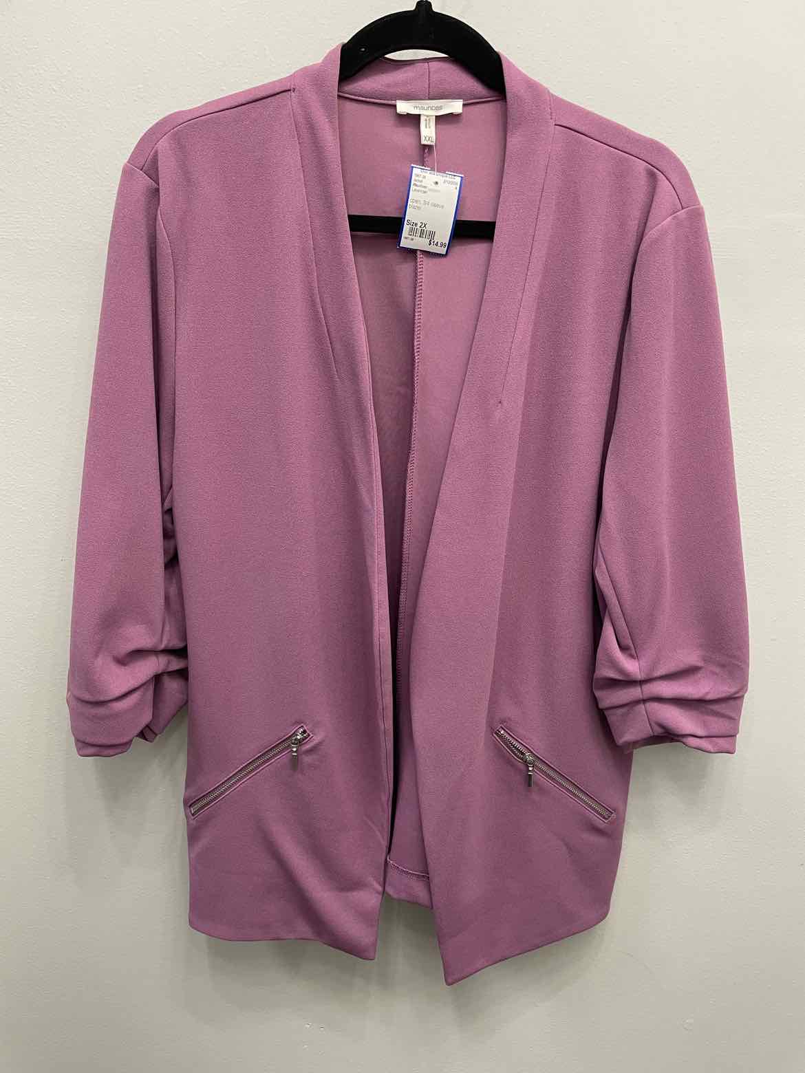 Maurices Size 2X Lavender Jacket