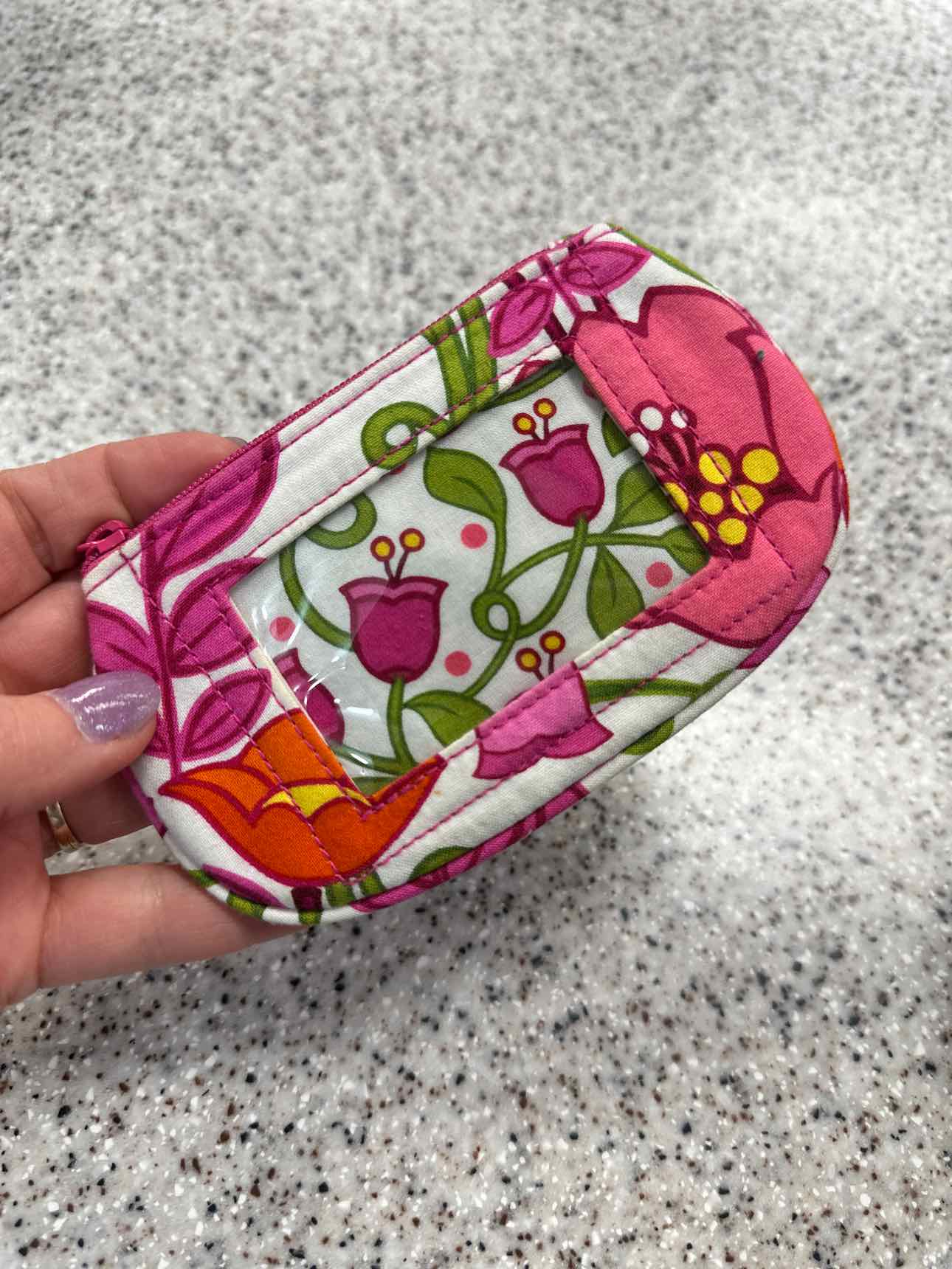 Vera Bradley Size XS Pink/Green Wallet