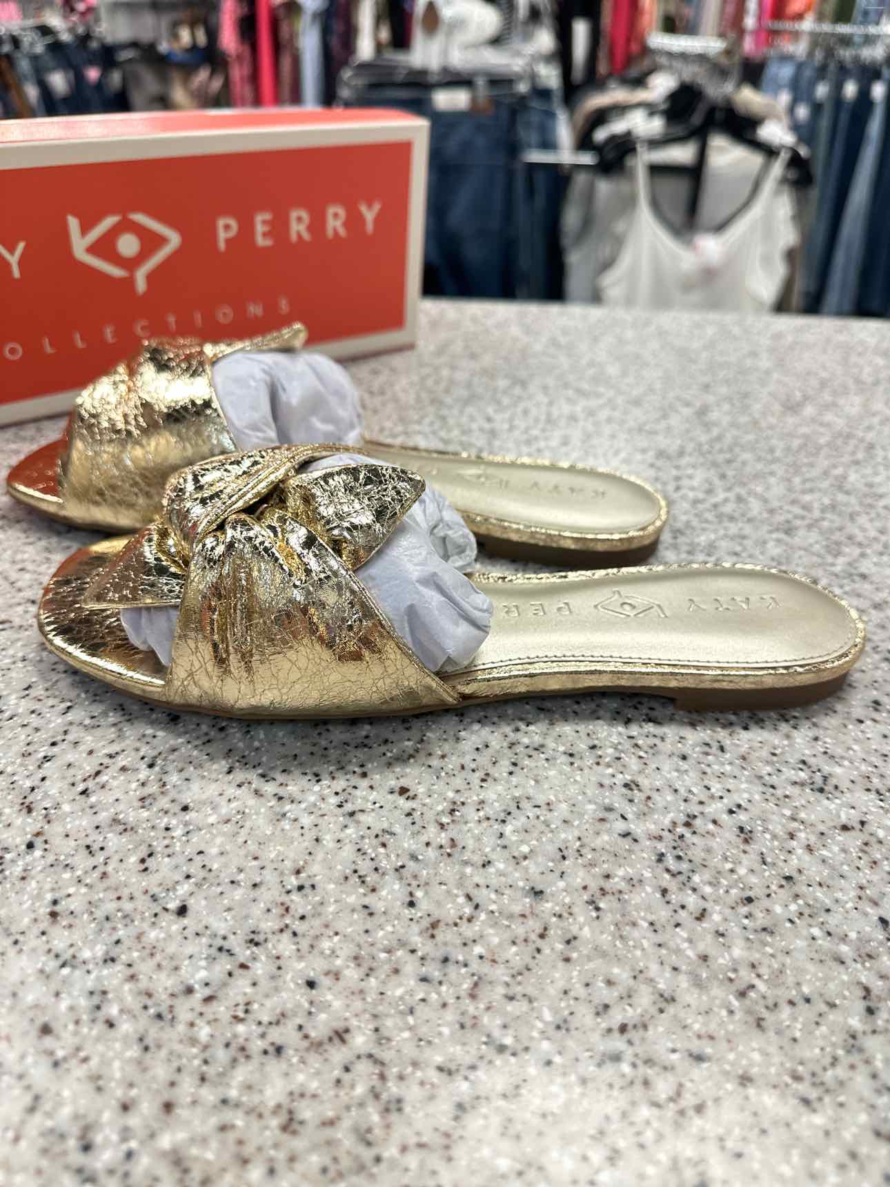 Katy Perry Size 8.5 GOLD sandal