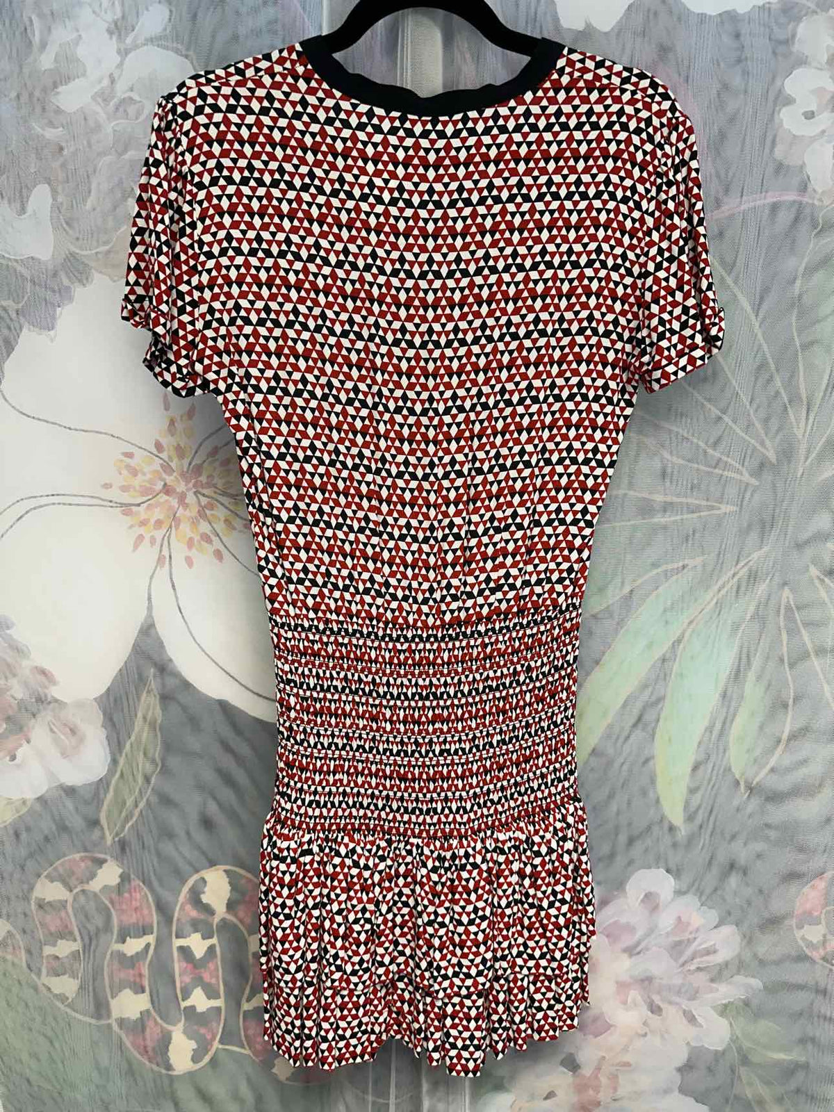 maje Size 1 Red/White Dress