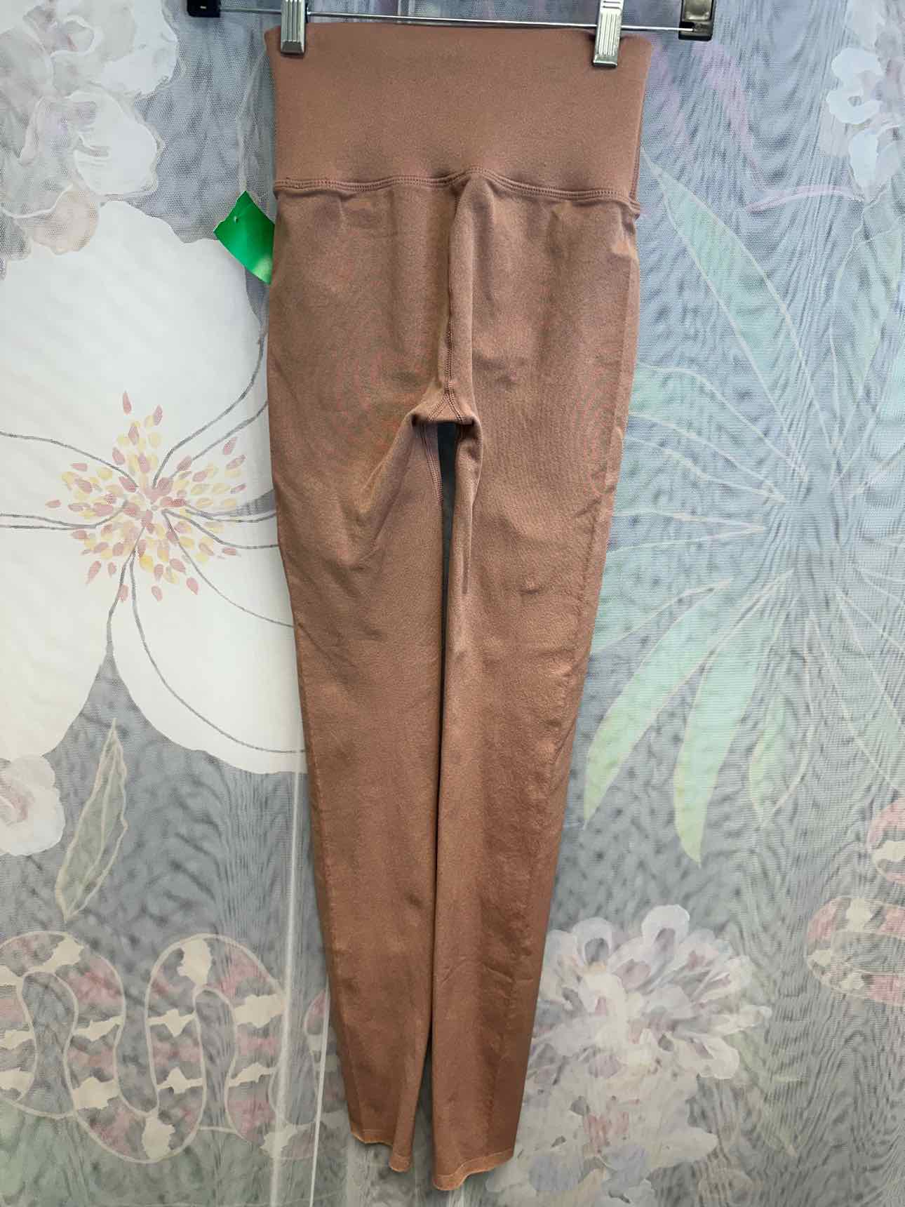 Fabletics High Waist Sculptknit Size Small Tan Leggings