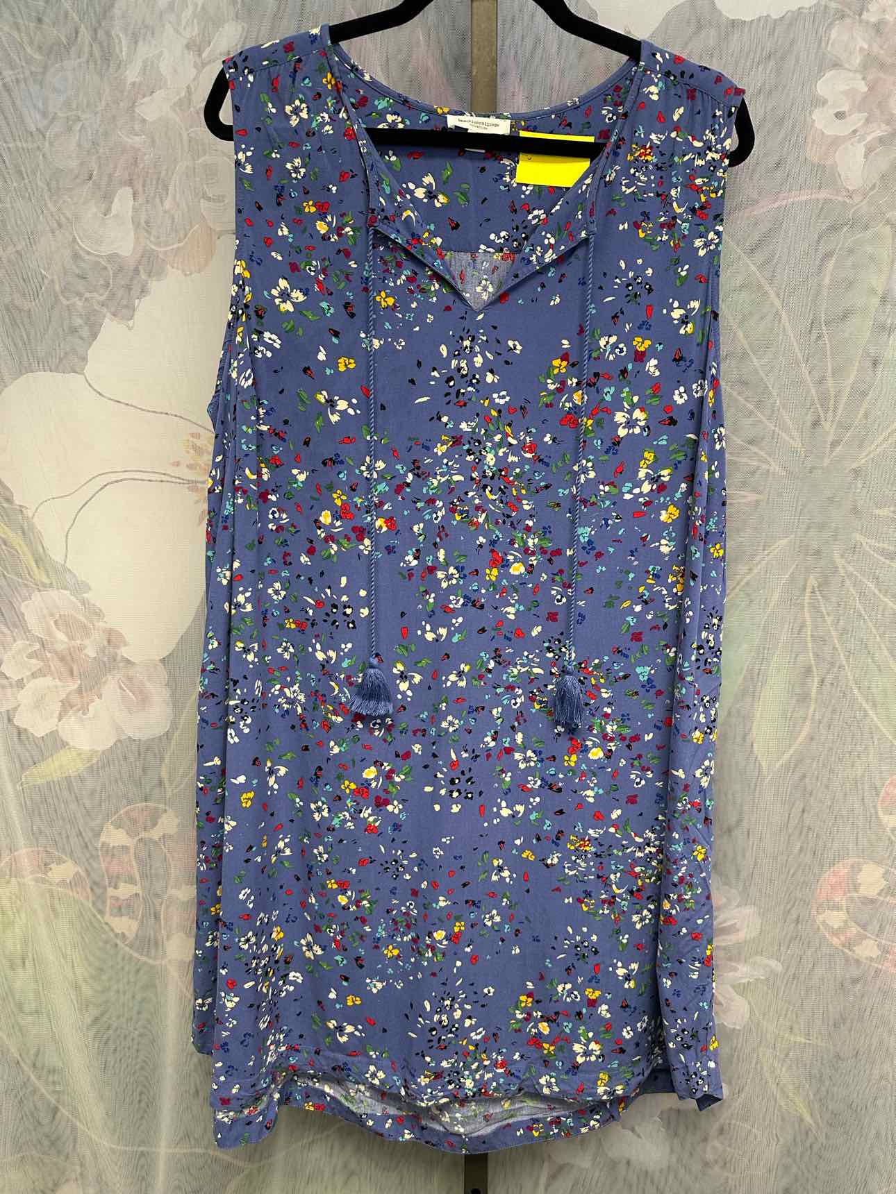 BeachLunchLounge Size 2X Blue Dress