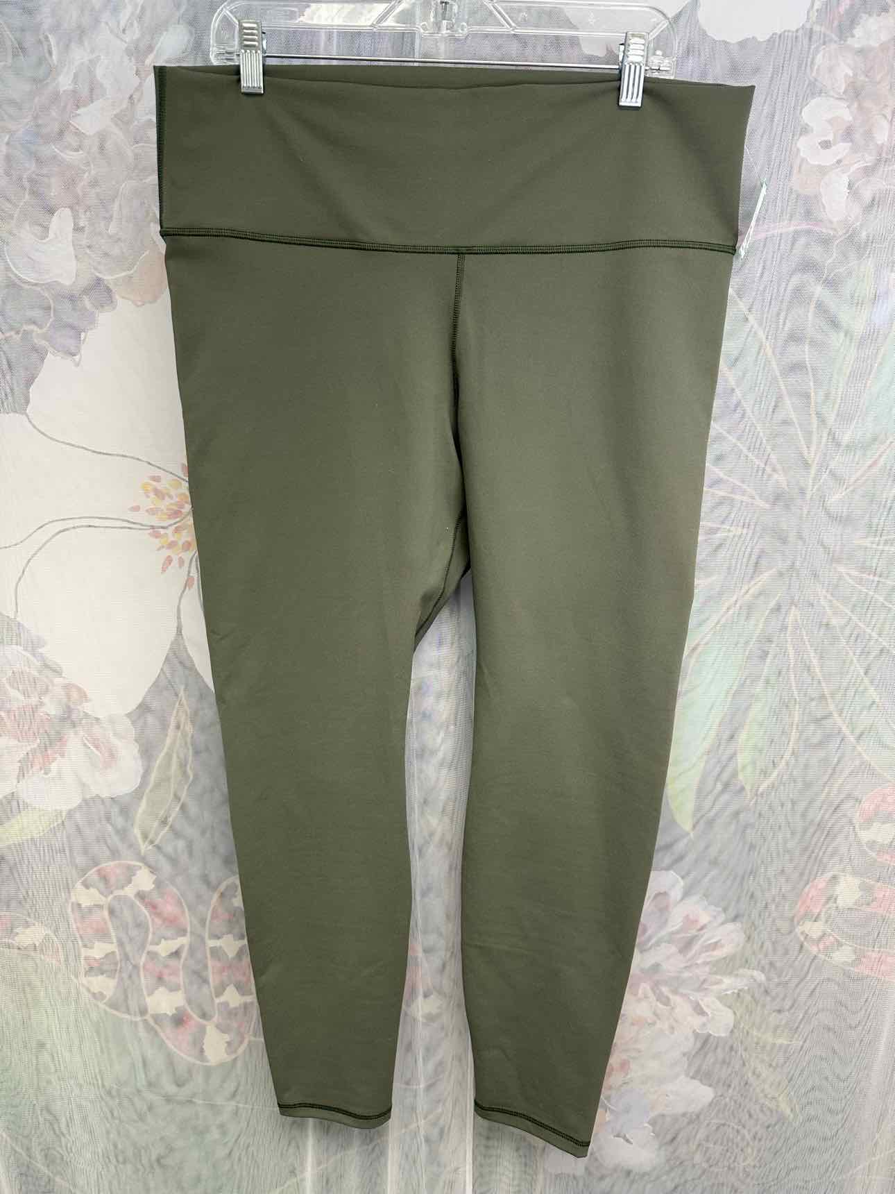 Fabletics NEW NWT Define Legging High Waist Stretch Size 1X Olive Pants