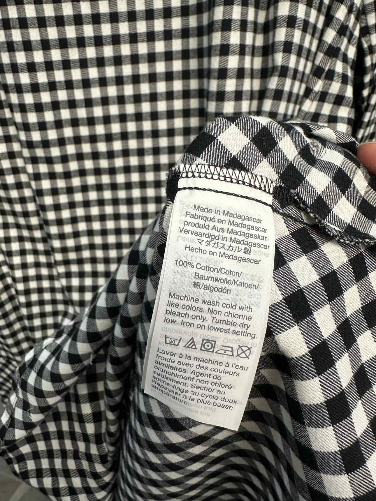 J. Crew Size Large Black/white Dress