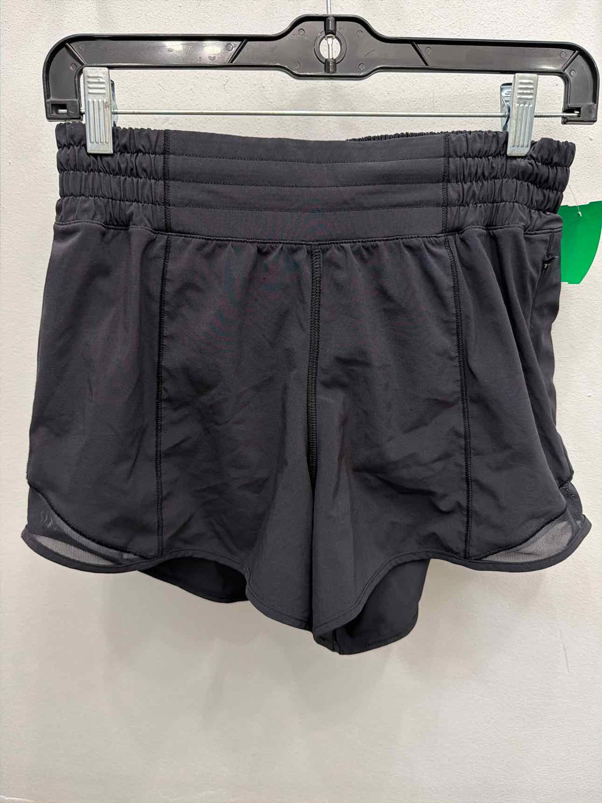 Lululemon Size 4 Tall Hotty Hot Nylon Shorts Black Athletics