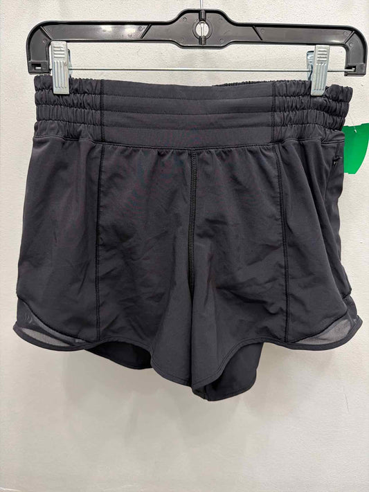 Lululemon Size 4 Tall Hotty Hot Nylon Shorts Black Athletics