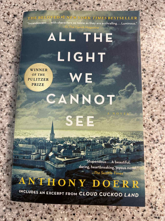 All the Light We Cannot See by Anthony Doerr (paperback) Book
