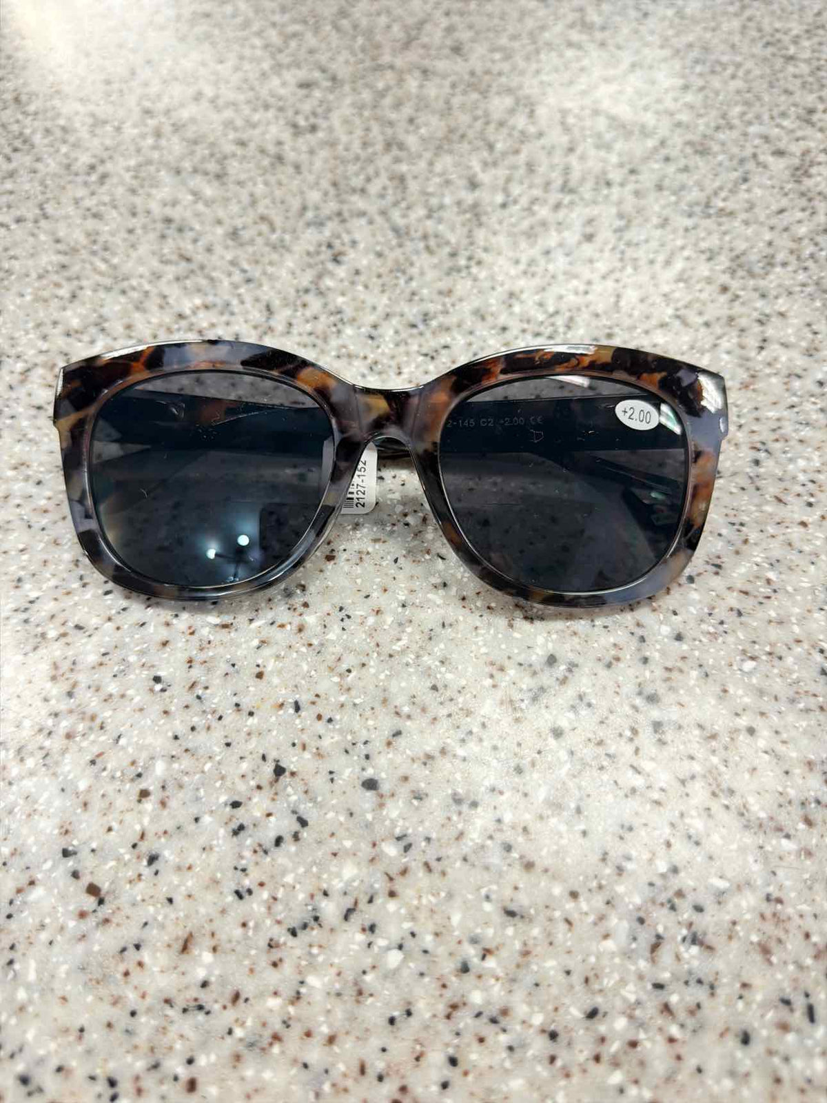 Tortoise Shell or Solid Cheater Reader Sunglasses