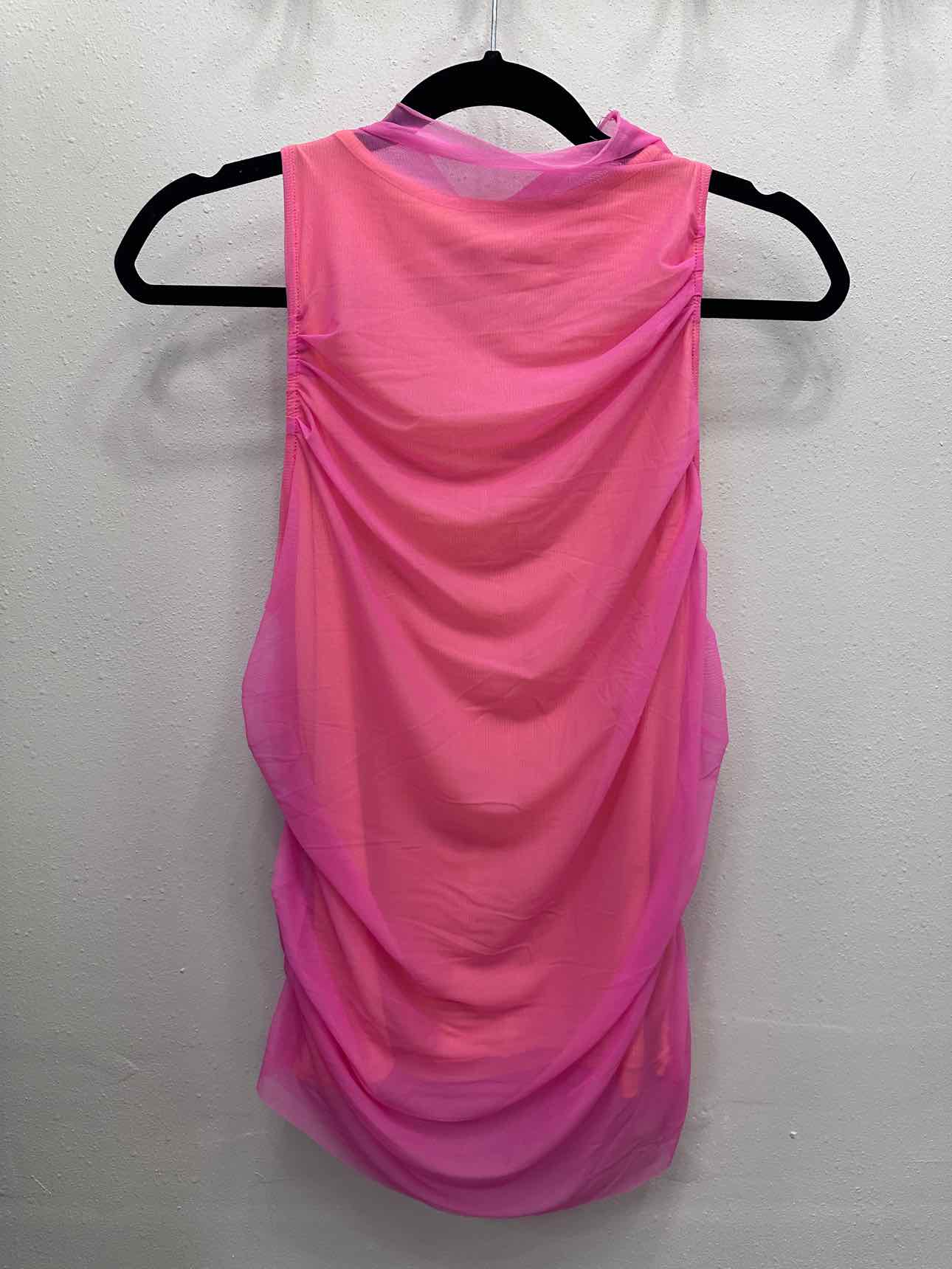 Kirstie Sheer Mesh Top with Underlayer Tank Top
