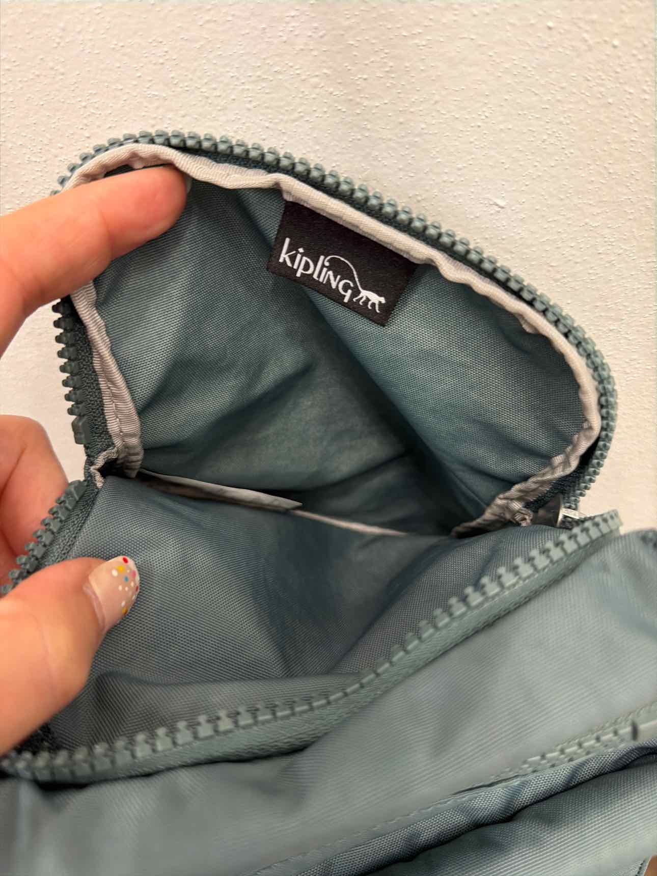 Kipling Eldorado Small Nylon Crossbody Small Dusty Green Handbags