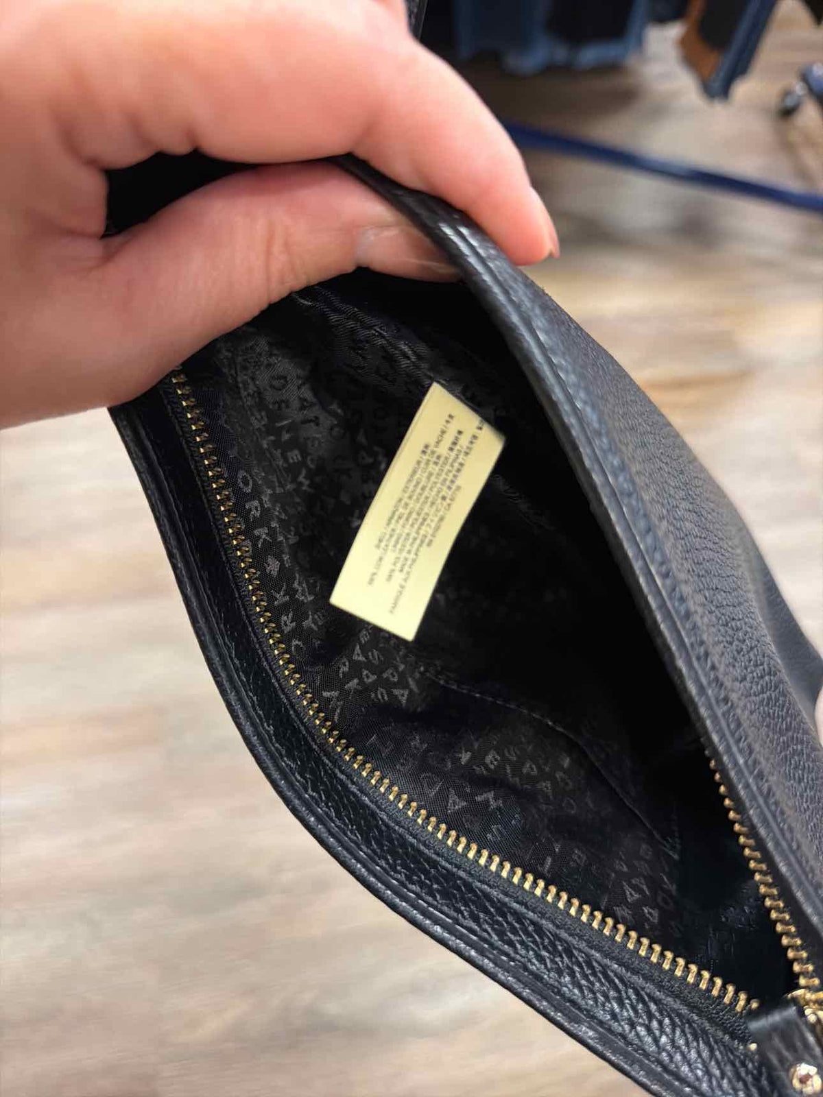 Kate Spade Black Chester Street Dessi Crossbody Pebbled Leather Handbag