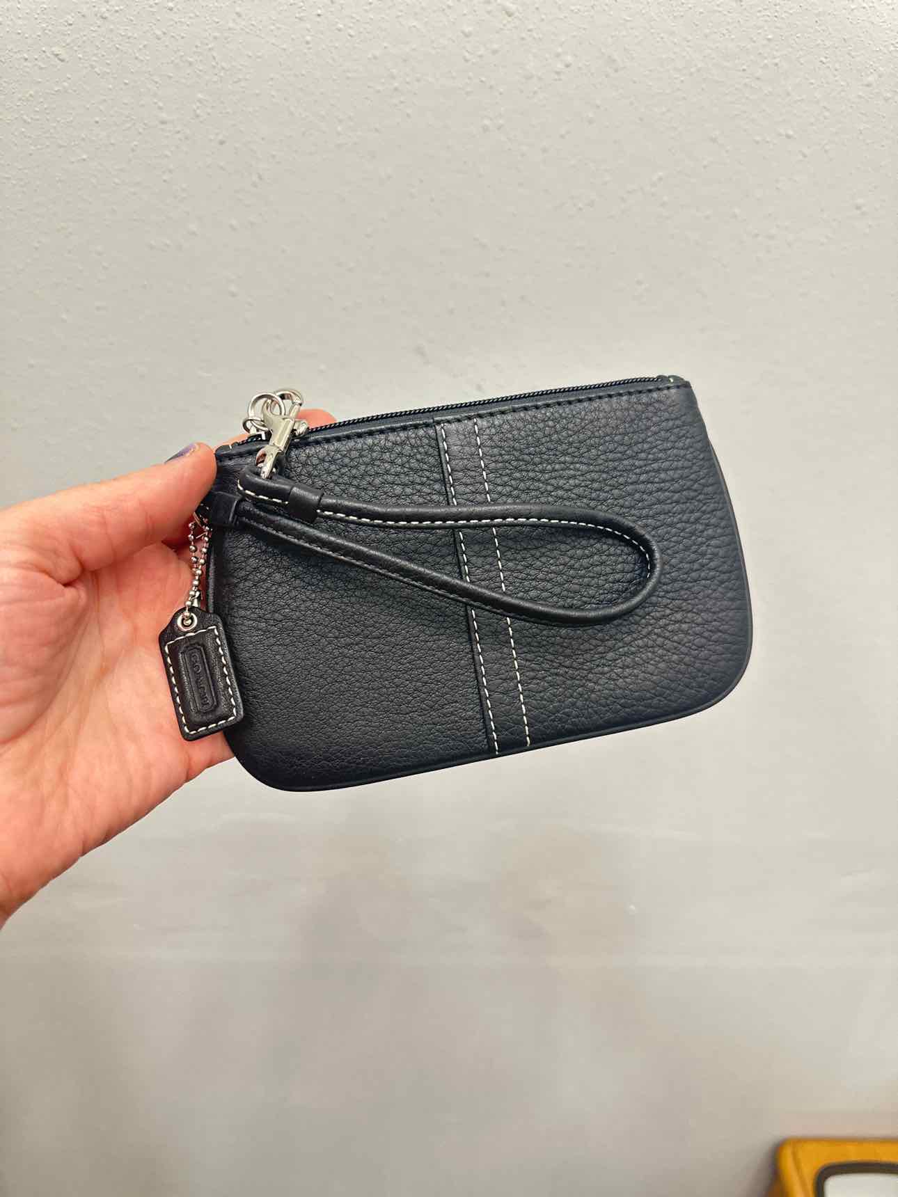 Coach Size Small Black Wristlet