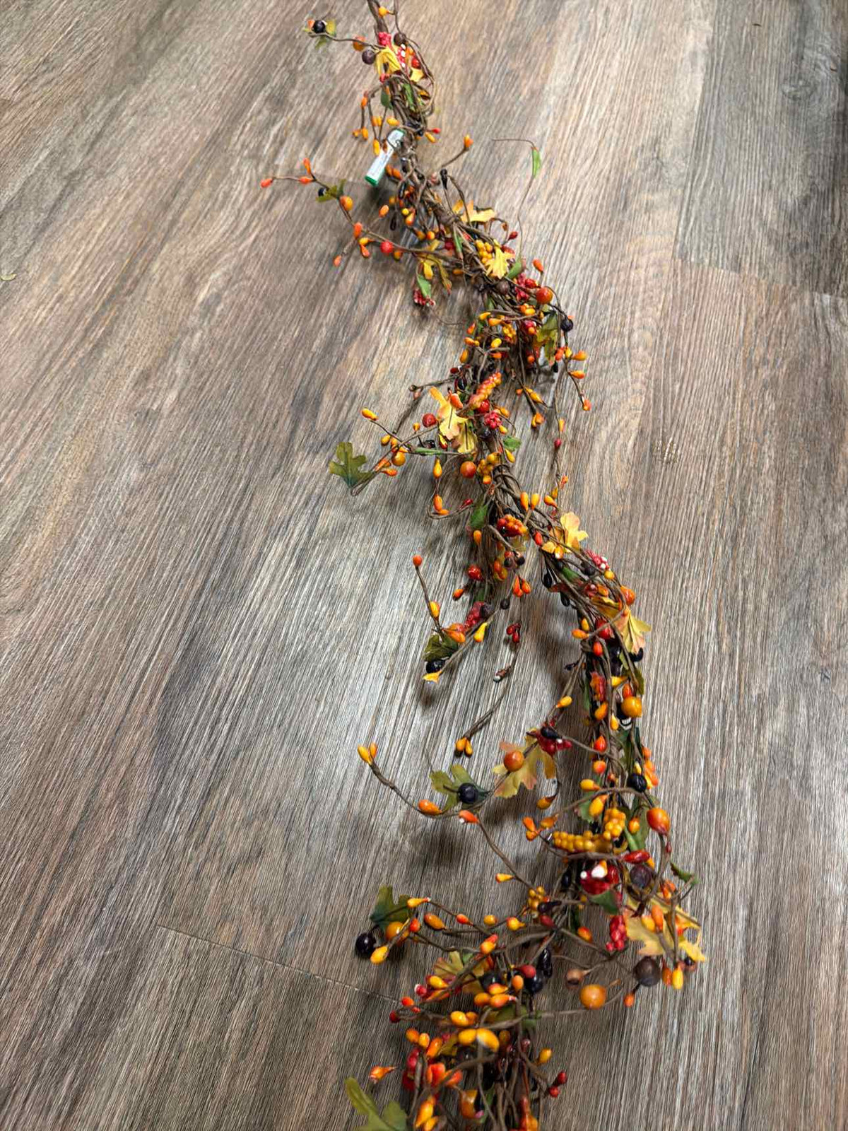 Fall Harvest Berry Leaves Garland (55" length) Home Decor