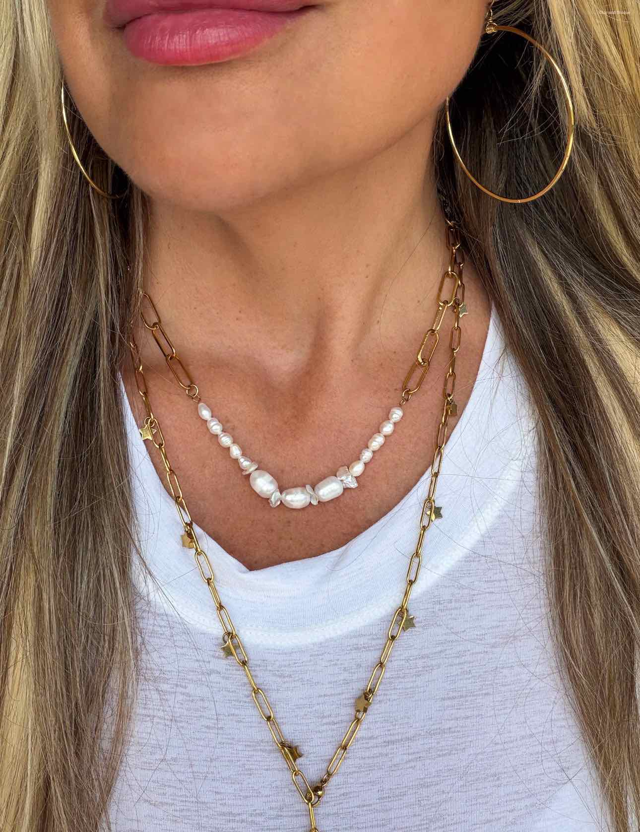Beach Walk Freshwater Pearl Bracelet or Necklace