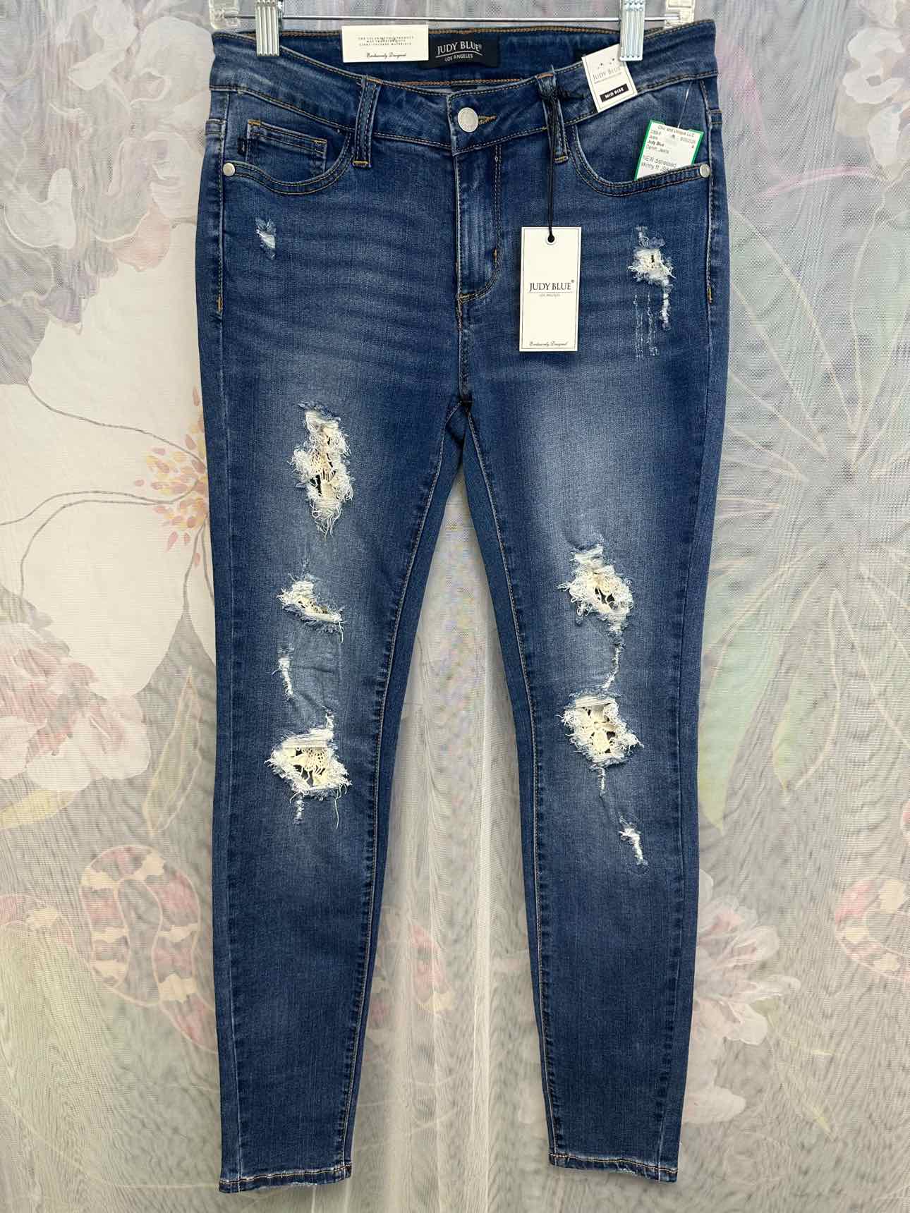 Judy Blue NEW NWT Distressed Skinny Fit Size 7/28 Denim Jeans