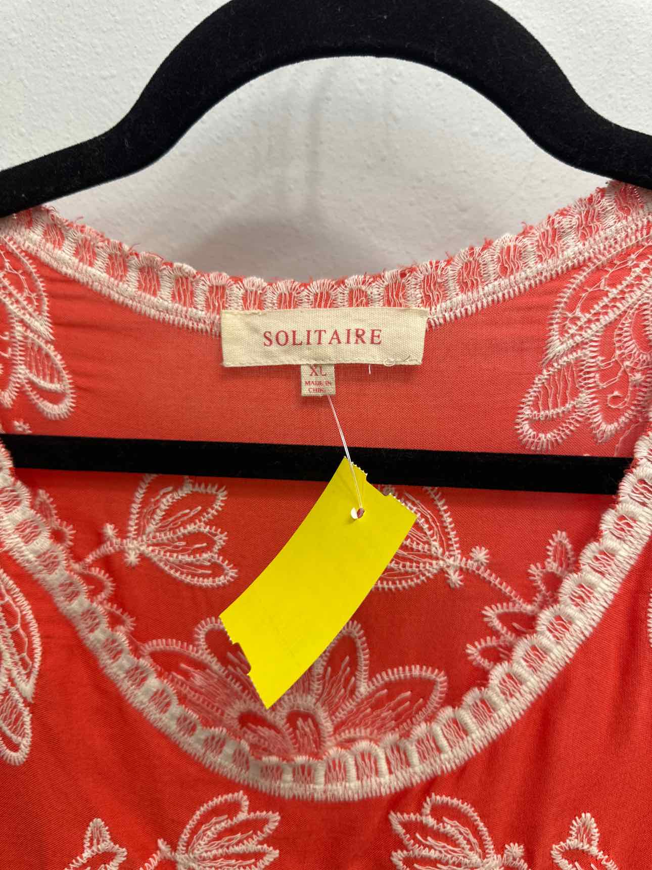 Solitaire Size XL Orange Top