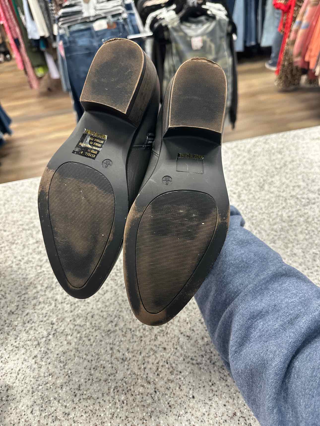 JC Size 8 Dark Gray Boots
