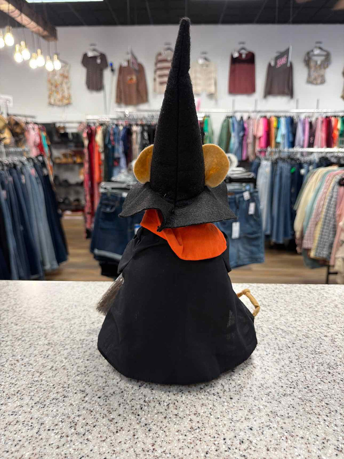 Witch Mouse Fall Harvest Home Decor Household NWOT