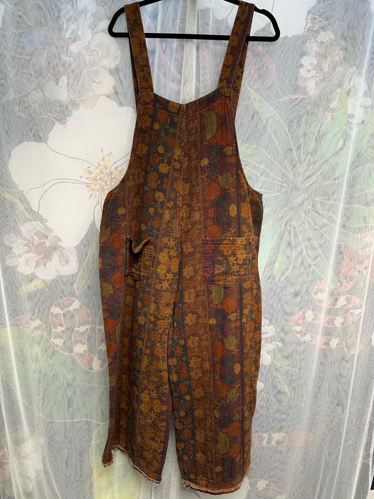 Easel Size Large Brown Overalls