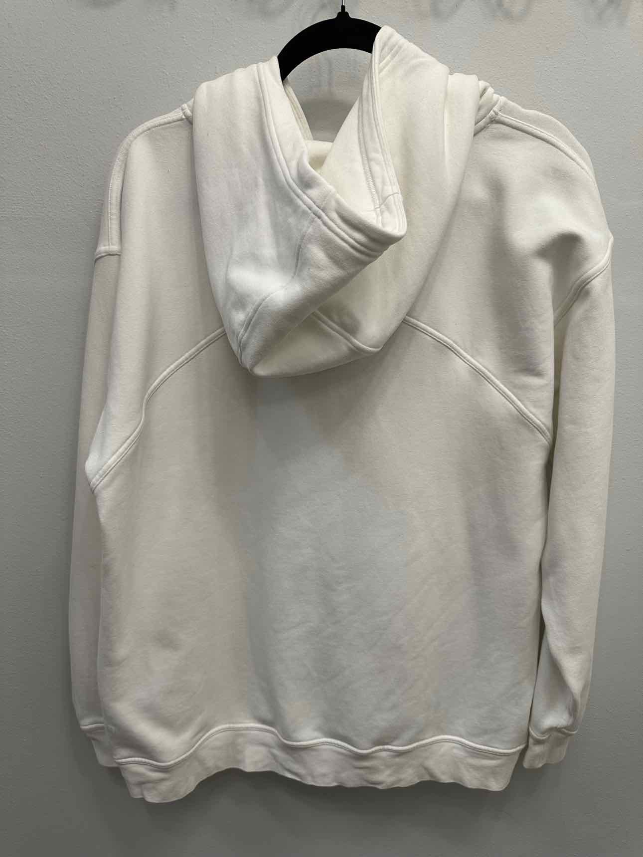 Lululemon Steady State Hoodie Pullover Long Sleeve Size 12 White Sweatshirt