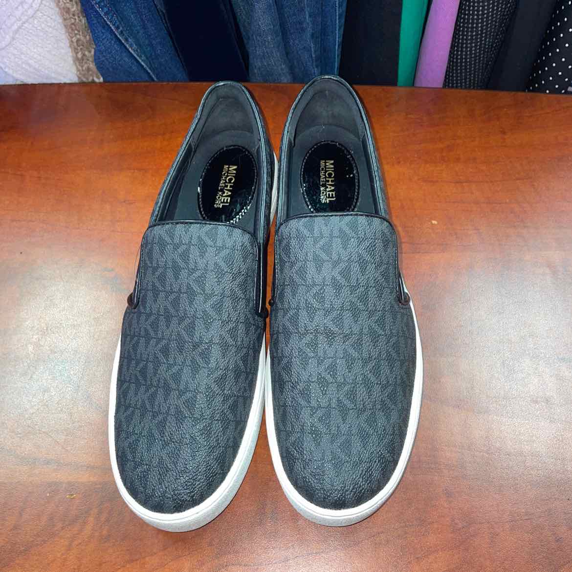 Michael Kors Keaton Logo Slip-On Sneakers Size 8 1/2