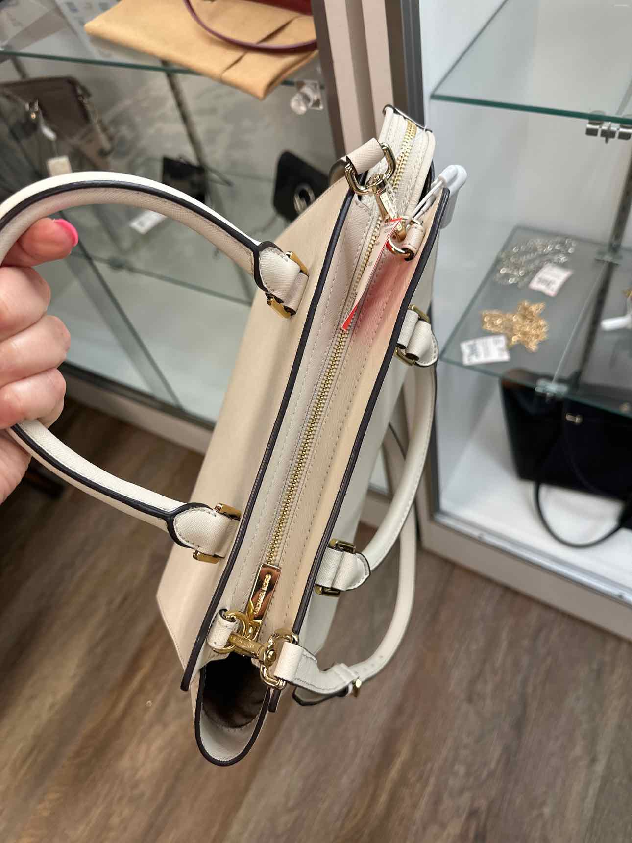 Michael Kors Selma Off-White Cream Handbag NEW NWT