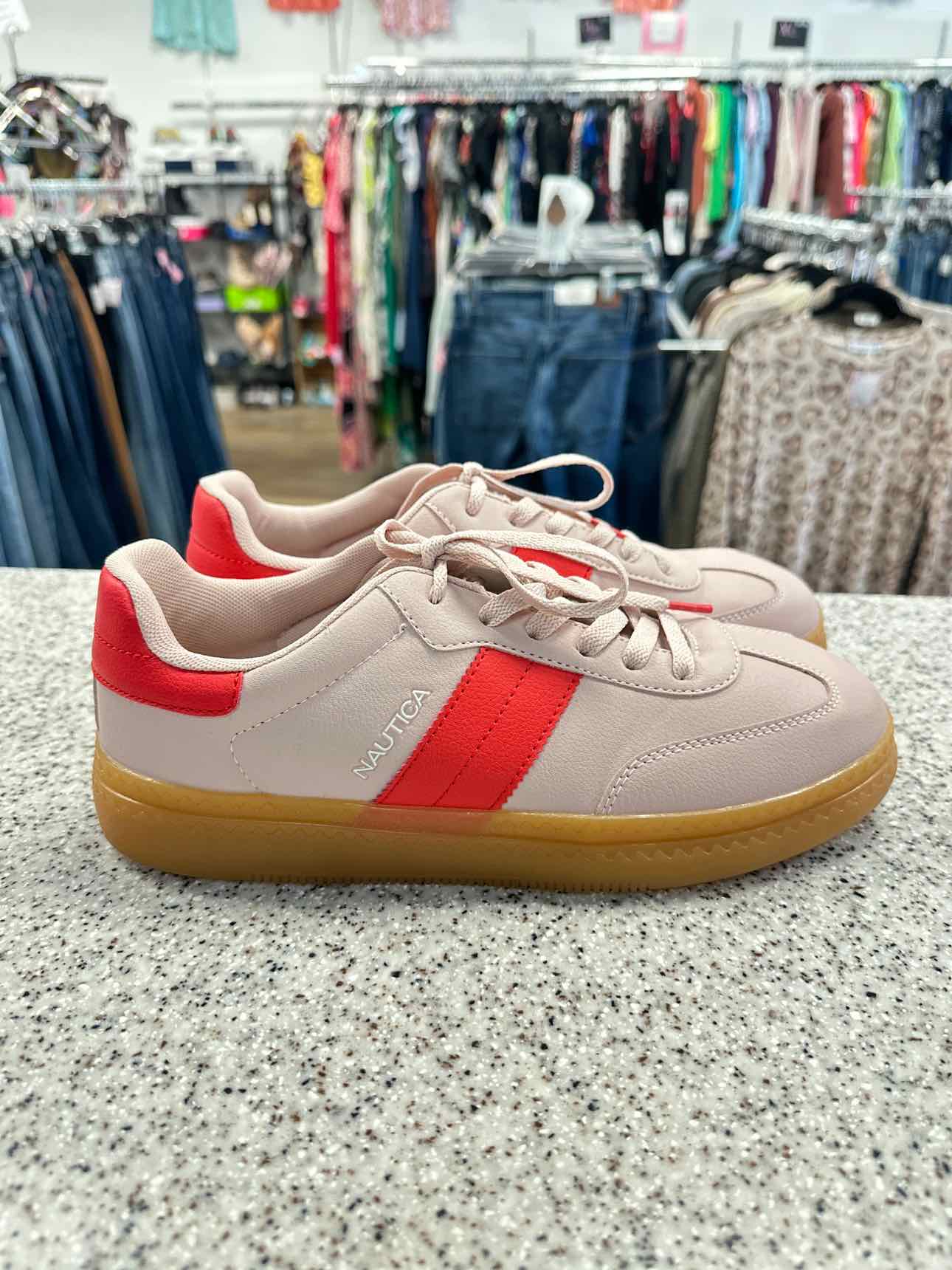 Nautica Size 10 Pink/Red Shoes