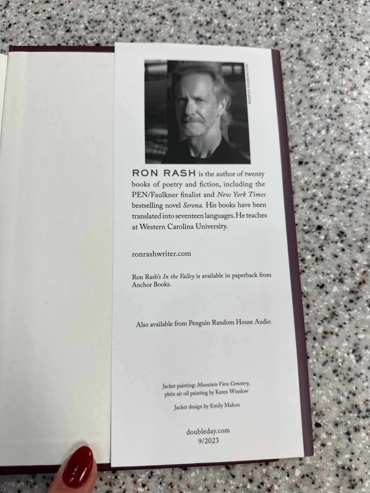The Caretaker by Ron Rash Hardcover Book