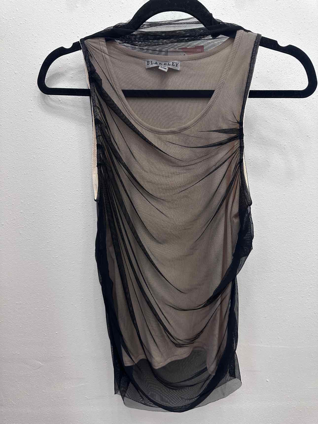 Kirstie Sheer Mesh Top with Underlayer Tank Top