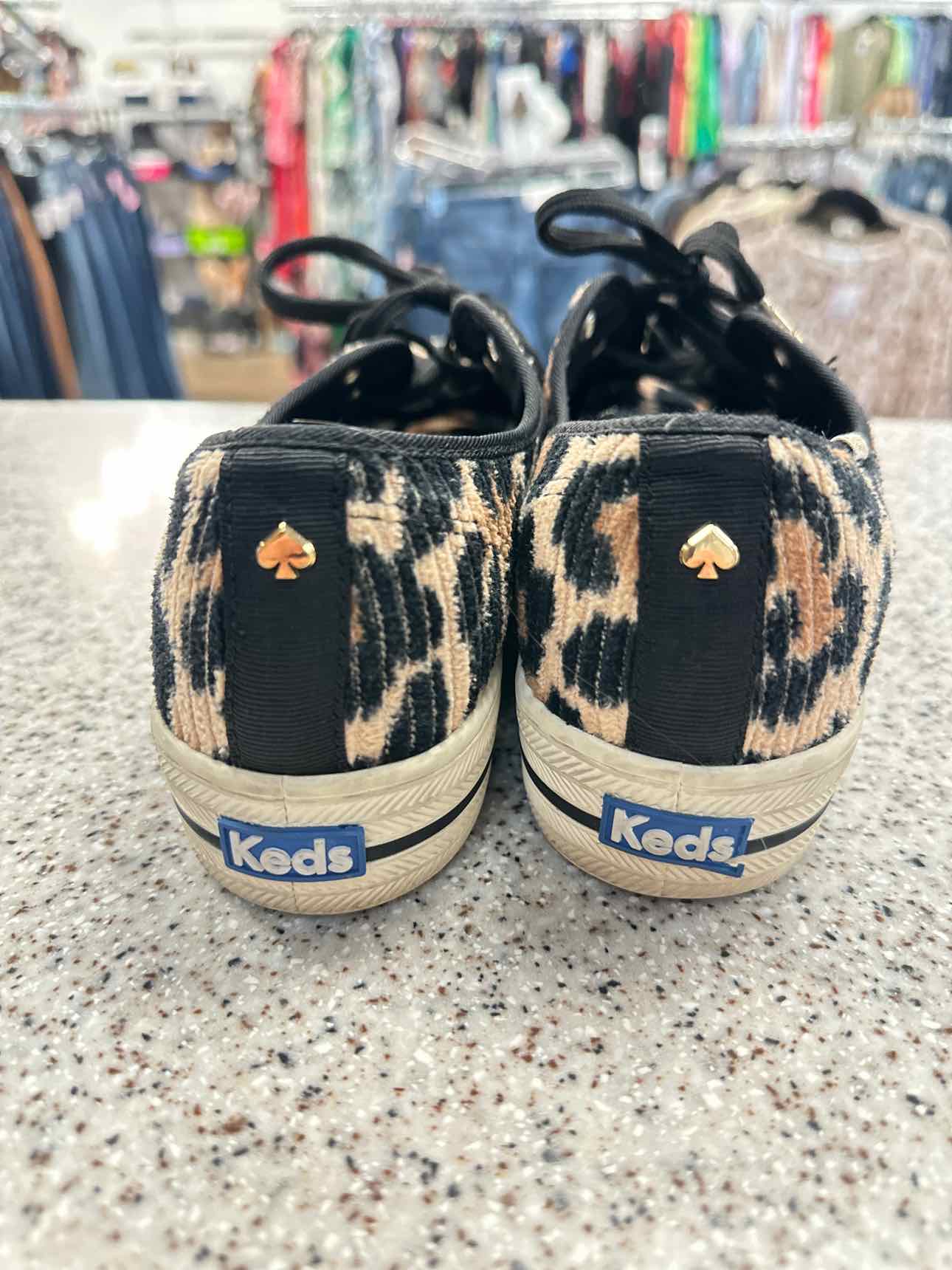Keds for Kate Spade Size 10 Leopard Brown/Black Shoes
