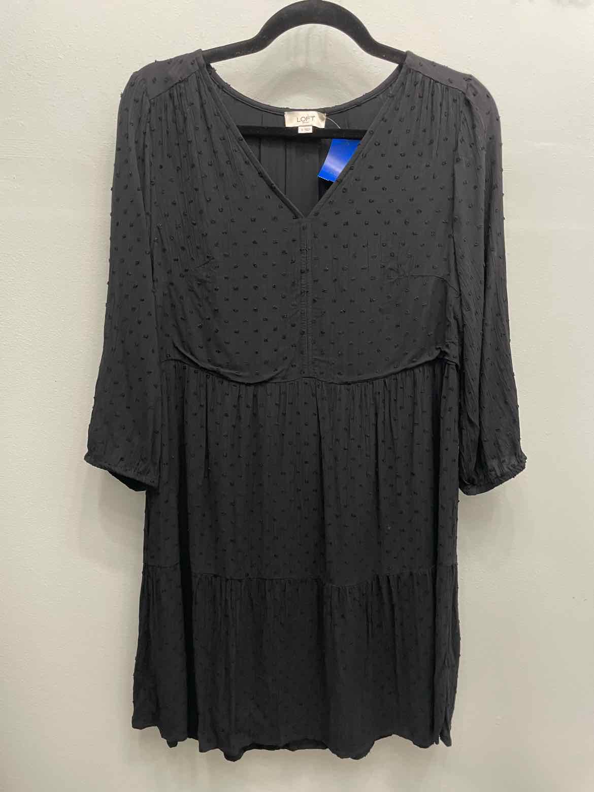 LOFT Size Small Black Dress
