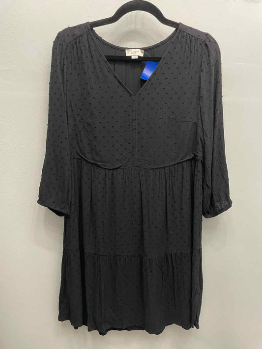 LOFT Size Small Black Dress
