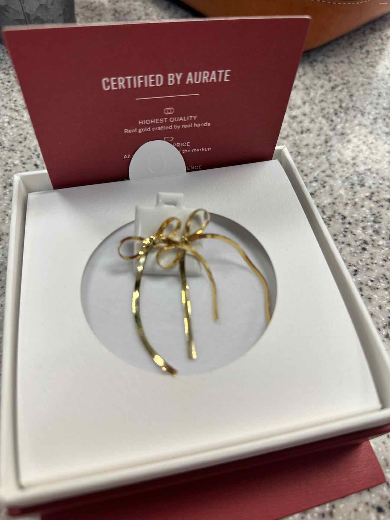Aurate Size 1.5" GOLD Earrings