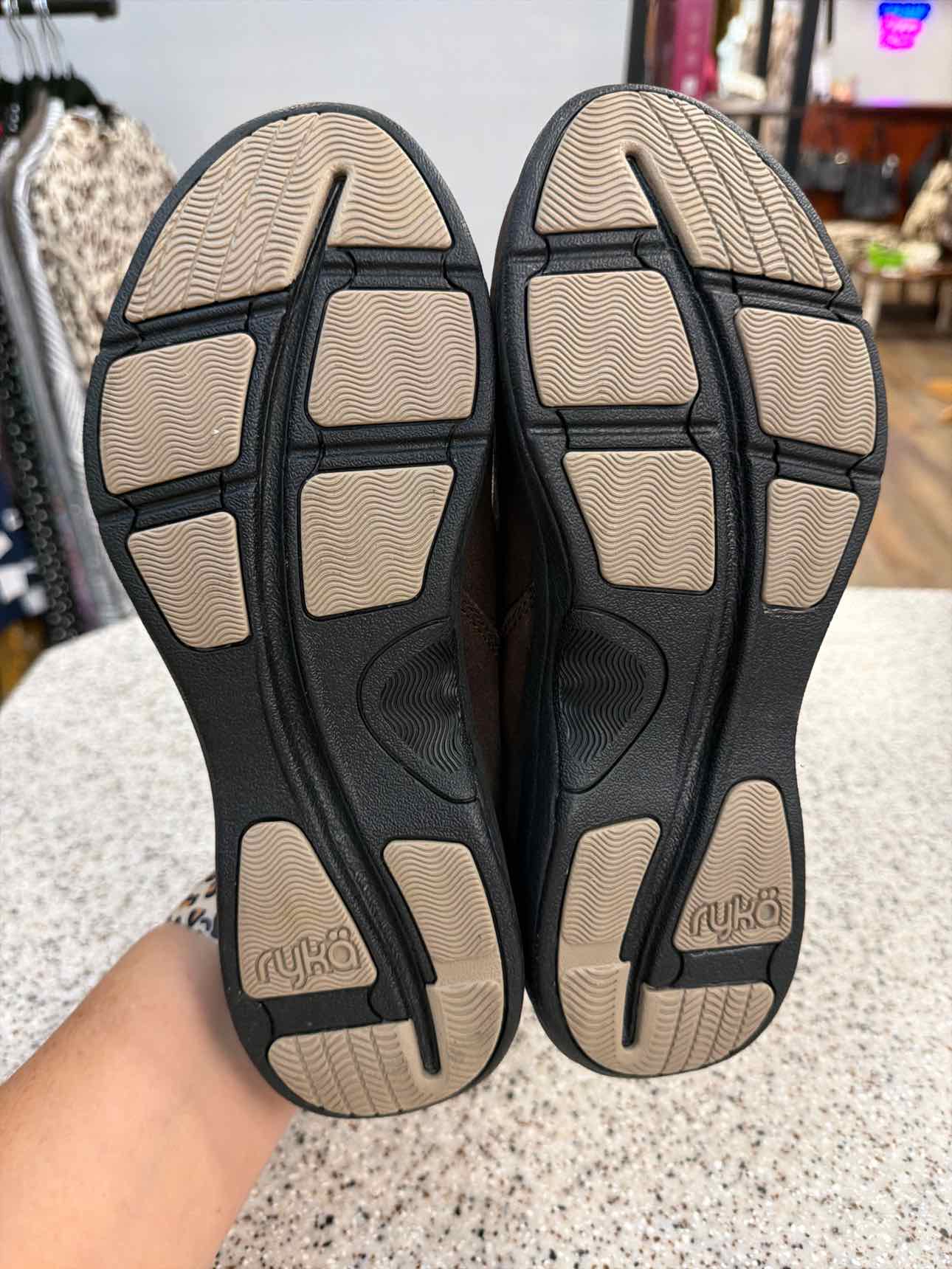 Ryka Size 7.5W Slip-on clogs mules Dark Brown Shoes