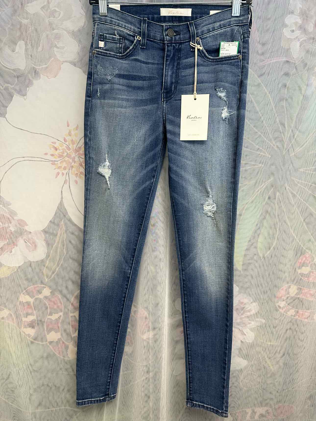 KanCan NEW NWT Premier Distressed Skinny Light Wash Size 26 Denim Jeans
