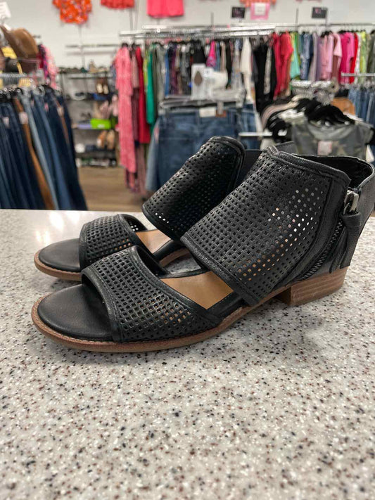 Sofft Size 8 Blk/Silver Lace sandal