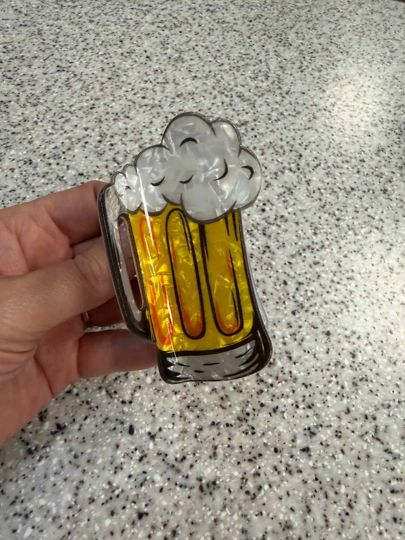 Beer Claw Hair Clip